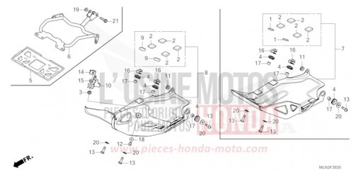 SKID PLATE CRF1100A3R de 2024